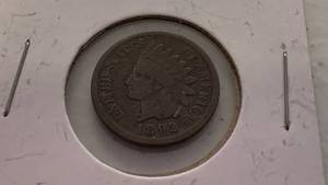lot 11 image: 1892 Indian Head One Cent Penny Coin
