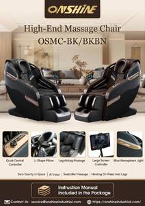 lot 5600 image: 2026 Onshine High-End Zero Gravity Full Body Massage Chair  OSMC-BK  Unused  Black