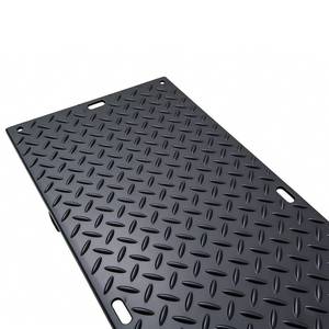 lot 5643 image: 2026 Onshine 4 ft x 8 ft Ground Protection Mat  OSGPM  Black  Includes Connectors