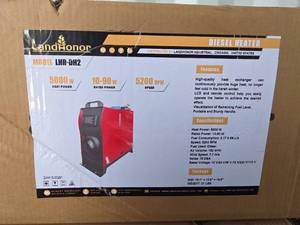 lot 5911 image: LandHonor LHR-DH2 5000W Diesel Air Heater