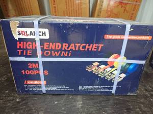 lot 6003 image: Sdlanch High-End Ratchet Tie Downs 2M - 100 Pack