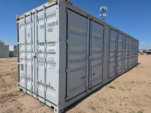 lot 52 image: One-Trip Shipping Container - Secure Storage  Conex - Four Side Doors