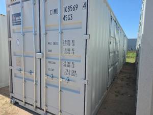 lot 55 image: One-Trip Shipping Container - Secure Storage  Conex - Two Side Doors