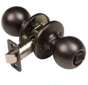 lot 67680 image: Jones Stephens Oil Rubbed Bronze Privacy Knob, 24 Pack
