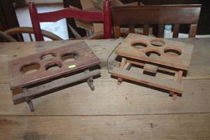 lot 1326 image: WoodenCondiment Picnic Tables