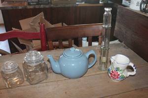 lot 1335 image: Teapot, Glass Storage Containers and More