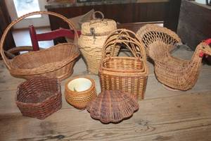 lot 1345 image: Misc. Baskets