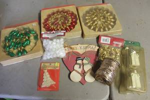 lot 1352 image: NIP Christmas Ornaments and More