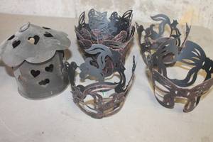 lot 1353 image: Metal Plant Holders & More