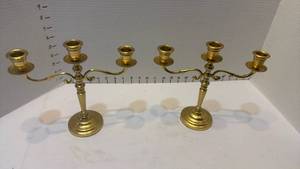 lot 1029 image: Candlesticks set of 2