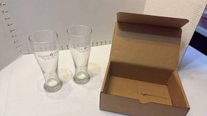 lot 1047 image: Kansas Star Casino beer glasses new in box
