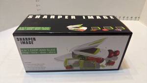 lot 1053 image: Sharper Image 4 in1 chop and slice new in box