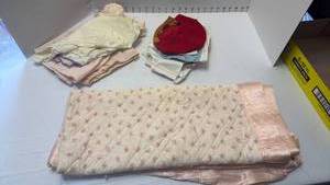 lot 1069 image: Boy and girls baby clothes and blanket