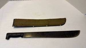 lot 1085 image: U.S. Military 18-inch machete, 23.5 inches total