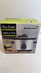 lot 1116 image: Brentwood slow cooker new in box
