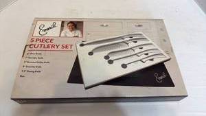lot 1131 image: Emeril 5 pc cutlery set new in box