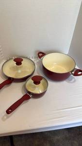 lot 1138 image: Green Pan 5 pc set