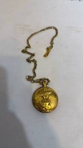 lot 1142 image: Gold replica quartz pocket watch