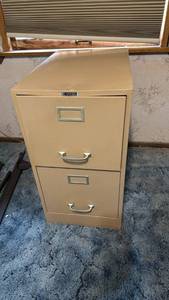 lot 1200 image: Acorn 2 drawer filing cabinet 28x15x24