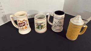 lot 1313 image: Beer steins and mugs