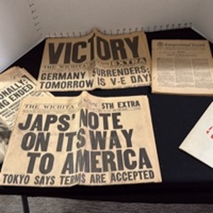lot 1348 image: Vintage Newspapers, The Liberty Collection official documents copy