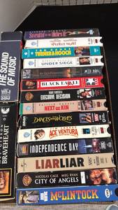 lot 1358 image: VHS tapes