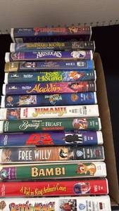 lot 1361 image: Childrens VHS tapes