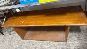 lot 1381 image: Coffee table 16x52x18 needs repaired