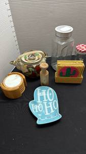 lot 1452 image: Tea pot, coasters and more