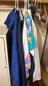 lot 1907 image: Jackets, dress and shirts mens large and womens medium