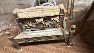 lot 2101 image: Vintage gas fireplace 19x27x9 located in basement