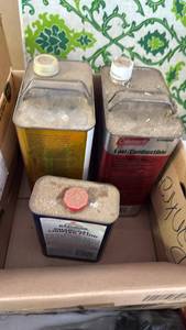 lot 3058 image: Coleman combustible fuel, mineral spirits and lighter fluid