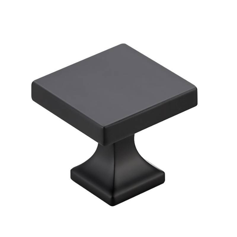 lot 23347 image: Cabinet Knobs Matte Black Square Knobs for Cabinets and Drawers Cabinet Hardware Kitchen Cabinet Knobs 15 Pack - Retail $23
