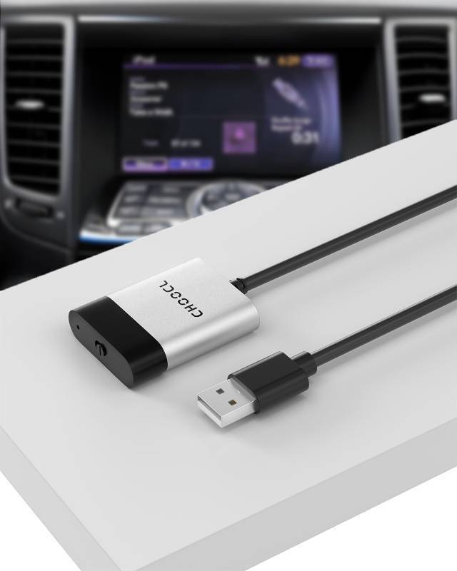 lot 31186 image: CHOOCL Bluetooth Car Adapter with USB Interface for Infiniti Q70G37EXFX35JXQX50QX60M & NMC Patrol(2012-2018)Qashqai(2014)Murano(2011-2012)Altima(2011-2012)Rogue(2014-2016) - Retail $40