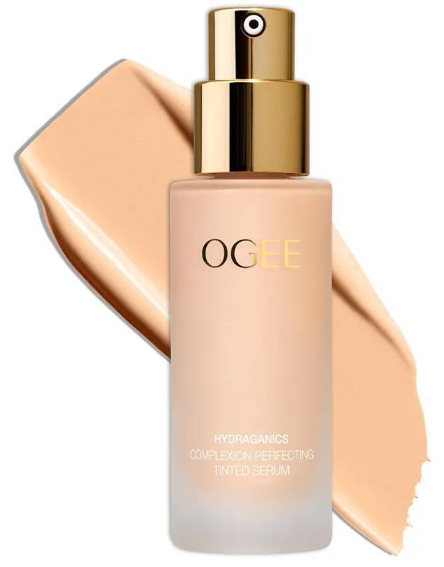 lot 46280 image: Ogee Complexion Perfecting Liquid Foundation - Lightweight Tinted Moisturizer For Face (Birch 0.25N - Fair, Neutral Undertones) - with Vitamin C & Jojoba Oil - Certified Organic & Made in USA - Retail $50