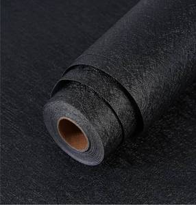 lot 17041 image: Peel and Stick Wallpaper Black Silk Wall Paper - 17.3x80 Self Adhesive Wallpaper Peel and Stick, Easy to Paste Wall Contact Paper for Stand Liner, Table and Door Makeover Decor - Retail $30