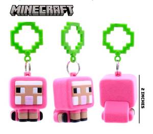 lot 17043 image: Minecraft Backpack Hangers Series 4 Collectible Keychains �� Blind Box Mini Figures  - Retail $15