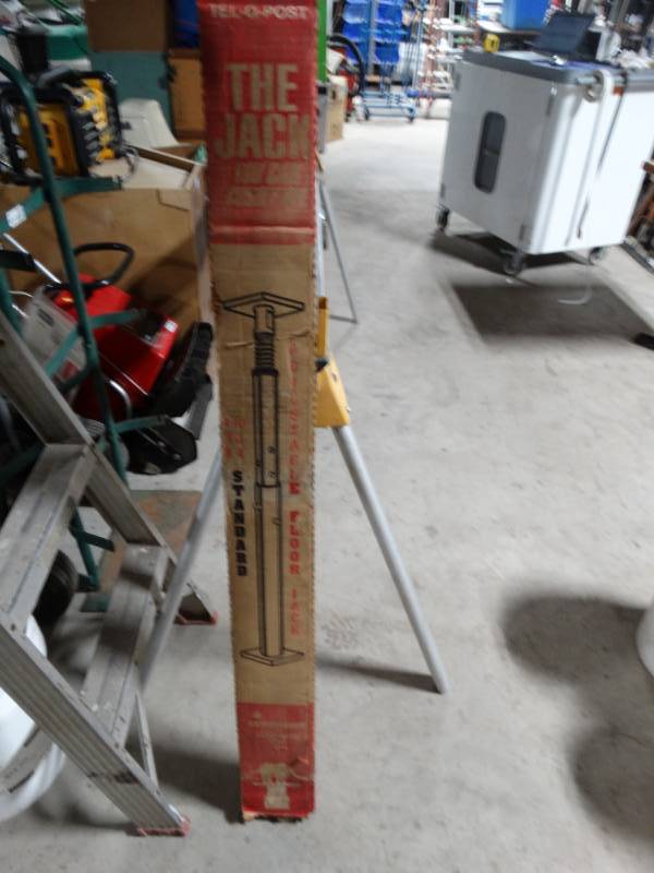 The Jack Adjustable Floor Jack In Box Wichita Home Builder