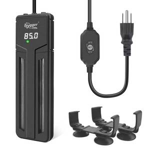 lot 6345 image: hygger Aquarium Heater,500W800W1200W Submersible Fish Tank Water Heater Double Quartz Explosion-Proof with for Freshwater Saltwater Tank