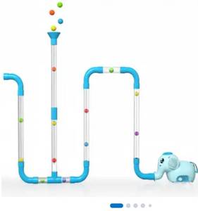 lot 6349 image: Etokfoks STEM air powered building toy kit for kids ages 3 and