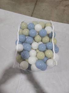 lot 6370 image: Plastic Ball Pit Balls in Mesh Bag