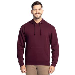 lot 6375 image: Fruit of the Loom Mens Eversoft Fleece Sweatshirts & Hoodies, Moisture Wicking & Breathable, Sizes S-4X, Pullover-Maroon, Large