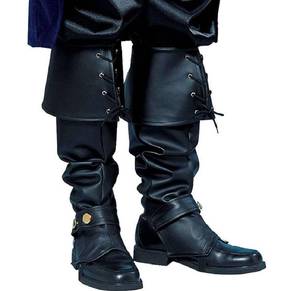 lot 6391 image: Rubies Pirate Boot Covers for Adults, Mens One Size