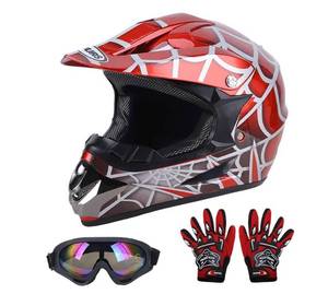 lot 6450 image: OUMURS Youth Dirt Bike Helmet DOT Certified for Boys & Girls Ages 5-14, Four Wheeler,