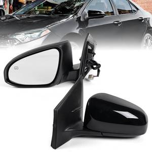 lot 6460 image: Driver Left 5Pins Side Mirror Assembly Replace for Toyota Corolla 2014-2019 Toyota Corolla Heated Power Adjustable, Replace 8794002F30, 8794002F31, TO1320294, 8794002943, Manual Folding, Black