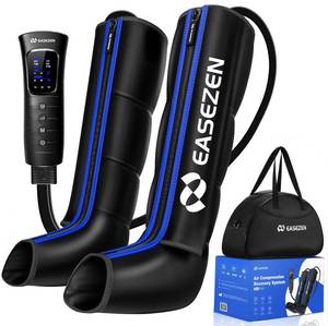 lot 6487 image: EaseZen Leg Compression Massager for Circulation and Pain Relief, Leg Recovery Compression System for Fast Recovery of Foot, Calf and Thigh, Relieve Edema, Reduce Muscle Fatigue