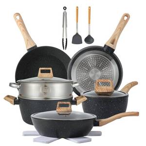 lot 6512 image: 16PCS Pots and Pans Set Non Stick Cookware Set Nonstick with Cooking Set