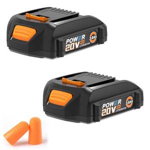 lot 6553 image: Koedsion 3600 mAh WA3525 20V Battery Replacement for Worx Battery 20V Power Share Max 20V Lithium-ion Battery Compatible with Worx 20V Battery WA3575 WA3520 WA3669 WG151s WG891 Leaf Blower Tools