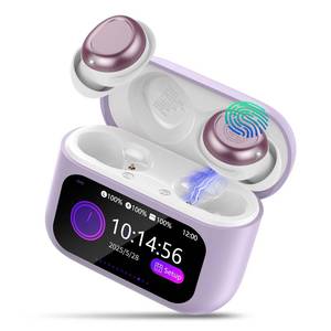 lot 6618 image: ZYHKON Sleep Earbuds Light-Weight Headphones, 48H Playtime with Charging Case, Mini Sleep Headphones Bluetooth in Ear Small Design for Side Sleepers, Deeppurple