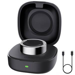 lot 6625 image: Compatible with Ou-ra Ring Gen3 - Smart Ring Wireless Charger Size 7, 600mAh Portable Travel Charging Dock